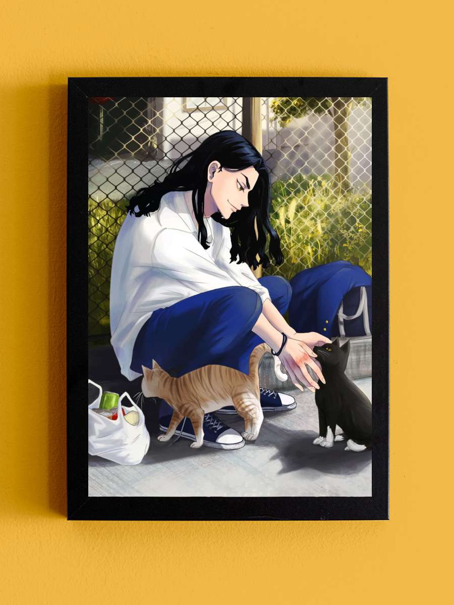 Tokyo Revengers Anime Tablo Siyah Çerçeveli Yüksek Kalite Anime Duvar Poster Tablo - En İyi Fiyatlarla