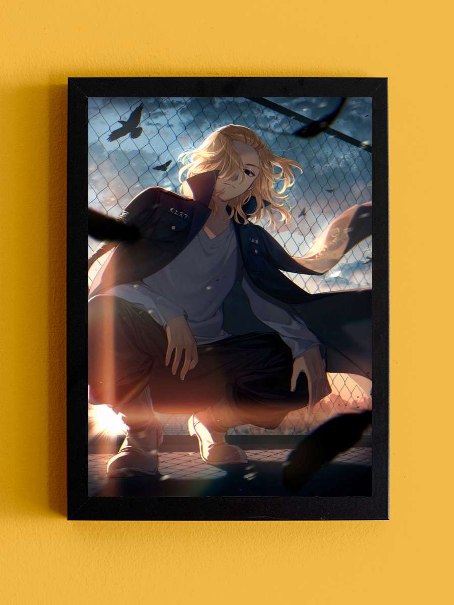 Tokyo Revengers Anime Tablo Siyah Çerçeveli Yüksek Kalite Anime Duvar Poster Tablo - En İyi Fiyatlarla