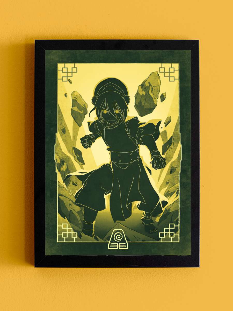 Toph Earth Kingdom Anime Tablo Siyah Çerçeveli Yüksek Kalite Anime Duvar Poster Tablo - En İyi Fiyatlarla