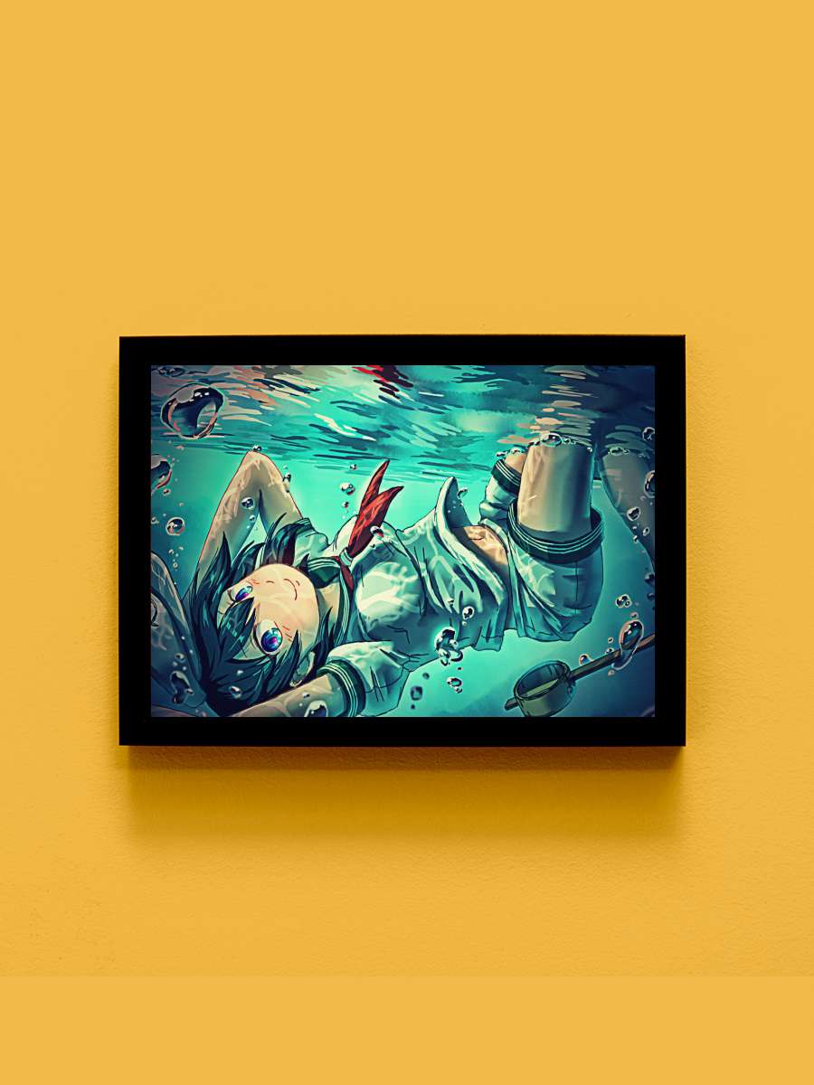 Touhou Project Anime Tablo Siyah Çerçeveli Yüksek Kalite Anime Duvar Poster Tablo - En İyi Fiyatlarla