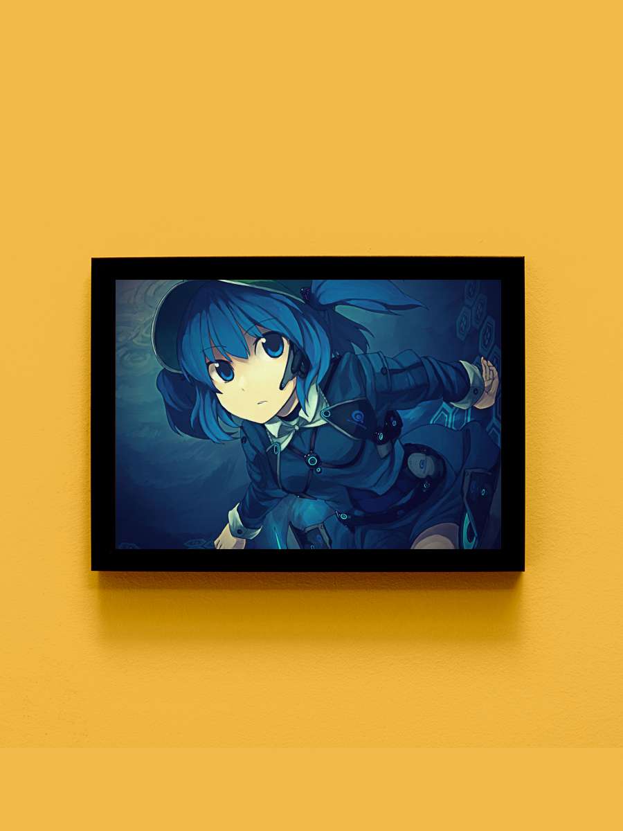 Touhou Project Anime Tablo Siyah Çerçeveli Yüksek Kalite Anime Duvar Poster Tablo - En İyi Fiyatlarla