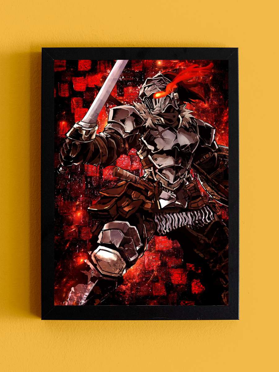 Ultimate Goblin Slayer Anime Tablo Siyah Çerçeveli Yüksek Kalite Anime Duvar Poster Tablo - En İyi Fiyatlarla