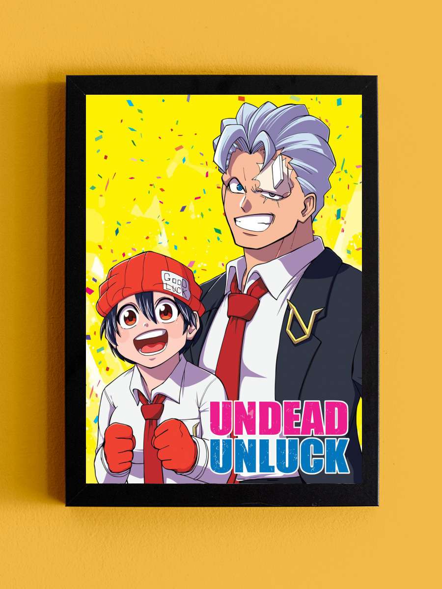 Undead unluck Anime Tablo Siyah Çerçeveli Yüksek Kalite Anime Duvar Poster Tablo - En İyi Fiyatlarla
