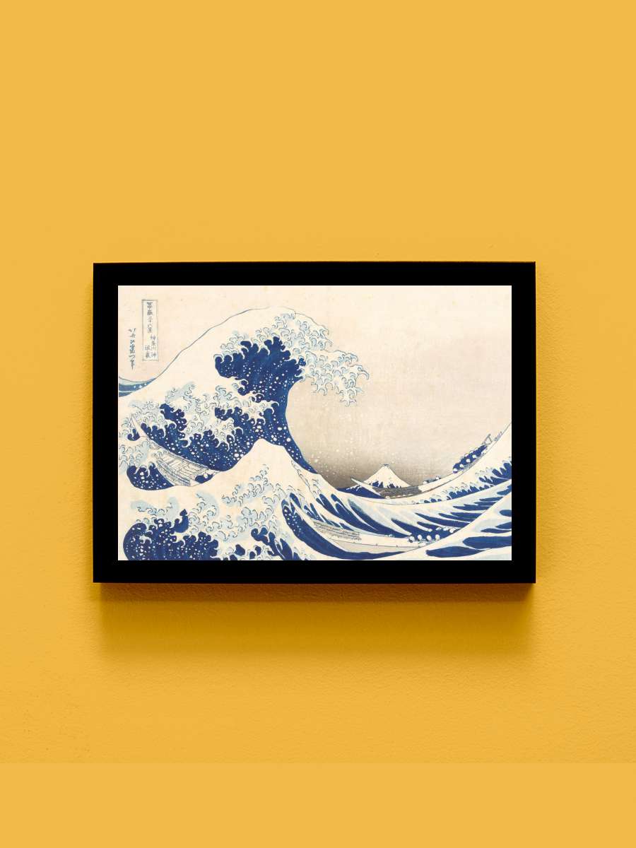 Under the Wave Anime Tablo Siyah Çerçeveli Yüksek Kalite Anime Duvar Poster Tablo - En İyi Fiyatlarla