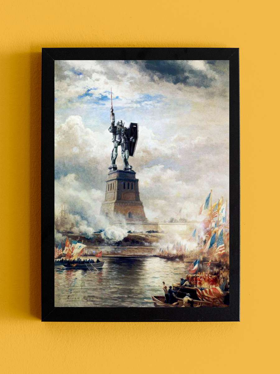 Unveiling Mr Liberty Anime Tablo Siyah Çerçeveli Yüksek Kalite Anime Duvar Poster Tablo - En İyi Fiyatlarla