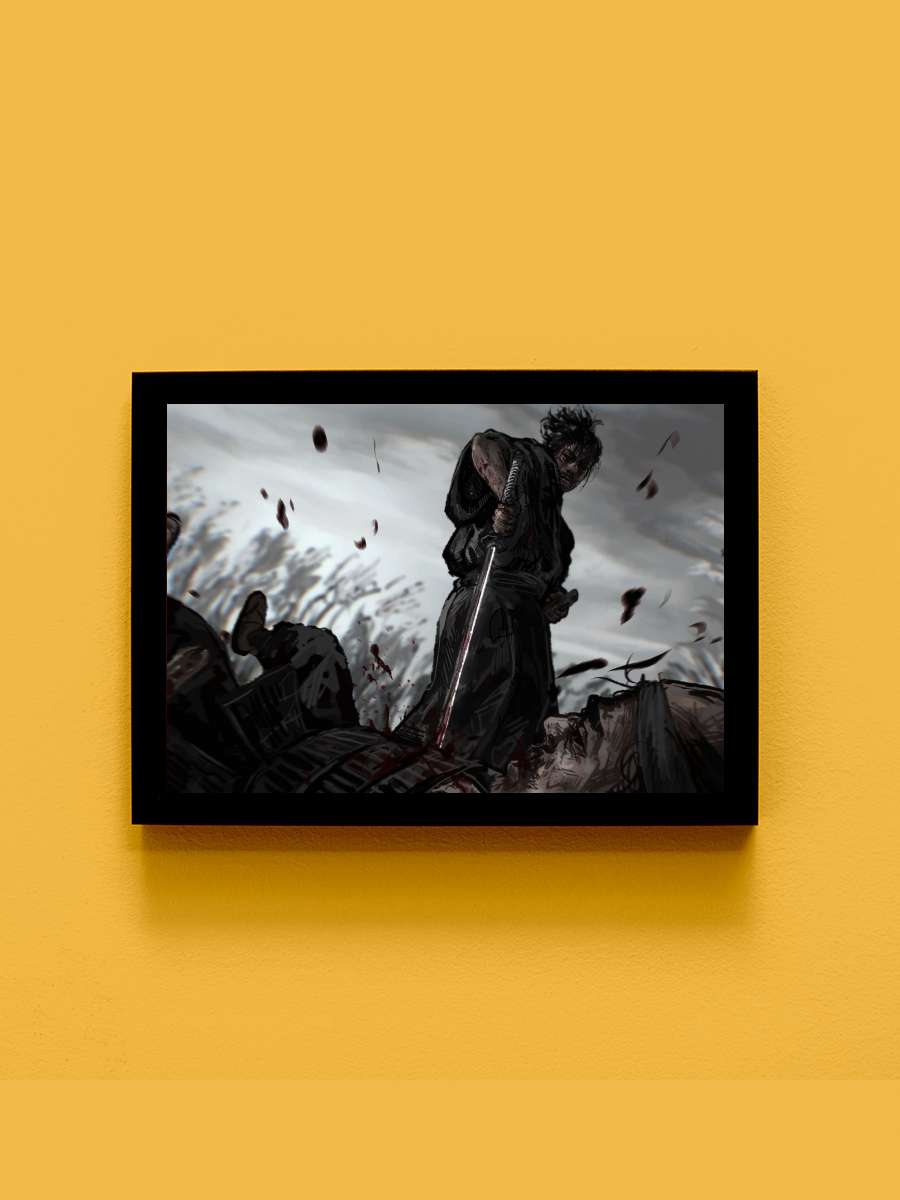 Vagabond Anime Tablo Siyah Çerçeveli Yüksek Kalite Anime Duvar Poster Tablo - En İyi Fiyatlarla