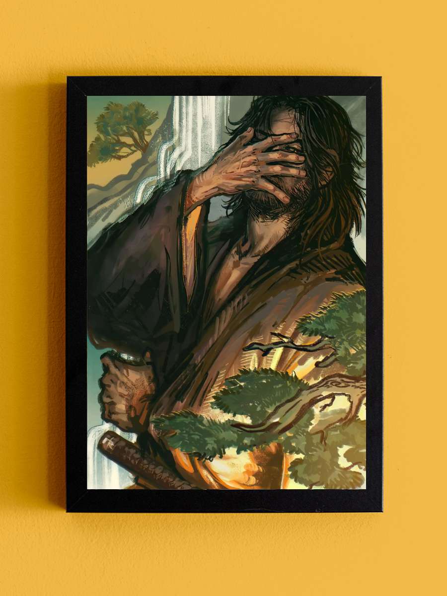 Vagabond Anime Tablo Siyah Çerçeveli Yüksek Kalite Anime Duvar Poster Tablo - En İyi Fiyatlarla