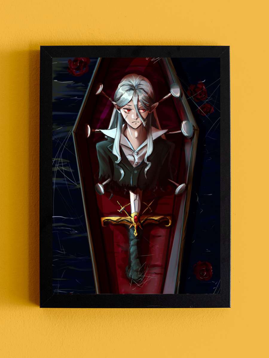 vampire painter Anime Tablo Siyah Çerçeveli Yüksek Kalite Anime Duvar Poster Tablo - En İyi Fiyatlarla