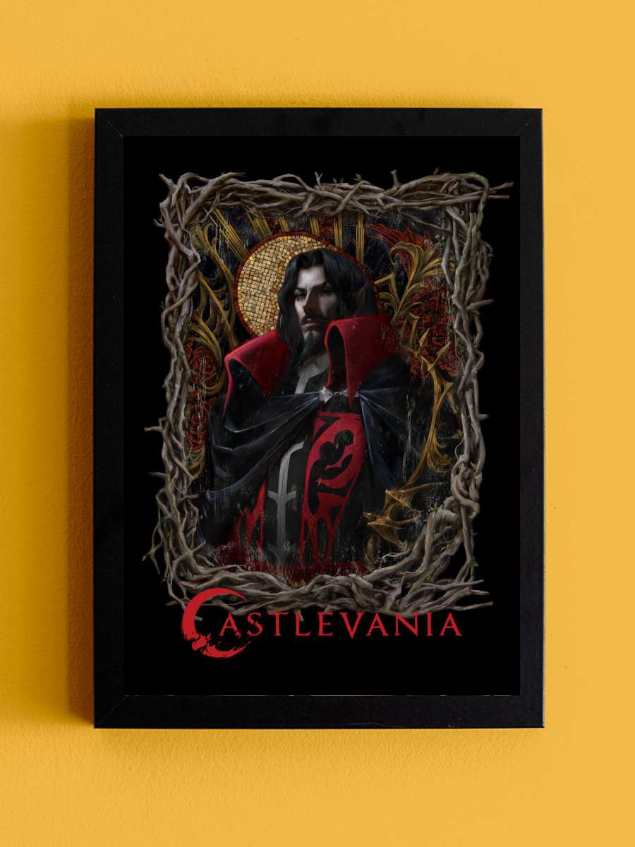 Vampire Portrait Anime Tablo Siyah Çerçeveli Yüksek Kalite Anime Duvar Poster Tablo - En İyi Fiyatlarla