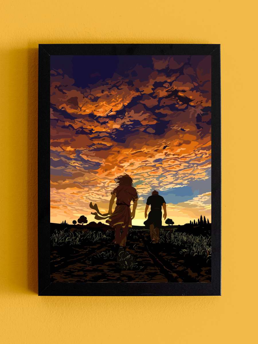 Vinland Saga Anime Tablo Siyah Çerçeveli Yüksek Kalite Anime Duvar Poster Tablo - En İyi Fiyatlarla