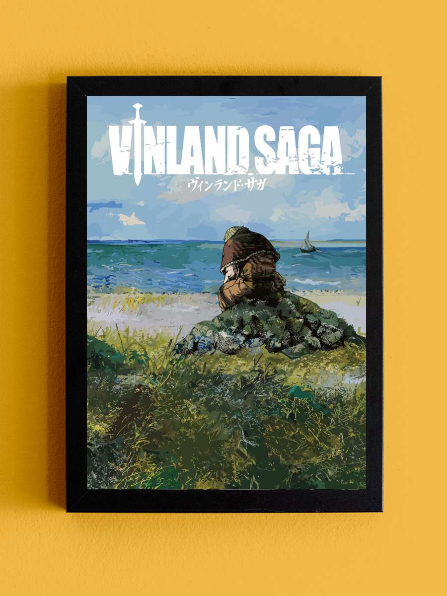 Vinland Saga Anime Tablo Siyah Çerçeveli Yüksek Kalite Anime Duvar Poster Tablo - En İyi Fiyatlarla