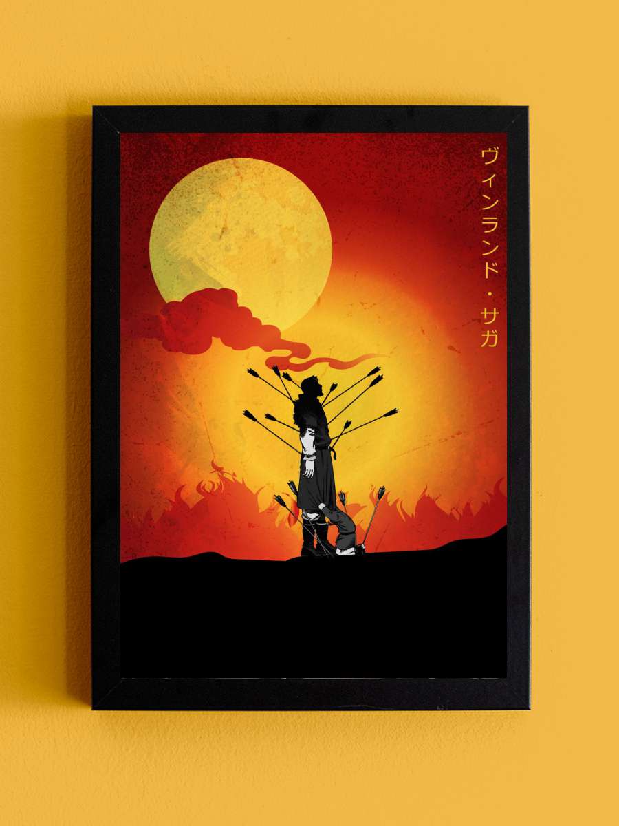 Vinland Saga Anime Tablo Siyah Çerçeveli Yüksek Kalite Anime Duvar Poster Tablo - En İyi Fiyatlarla