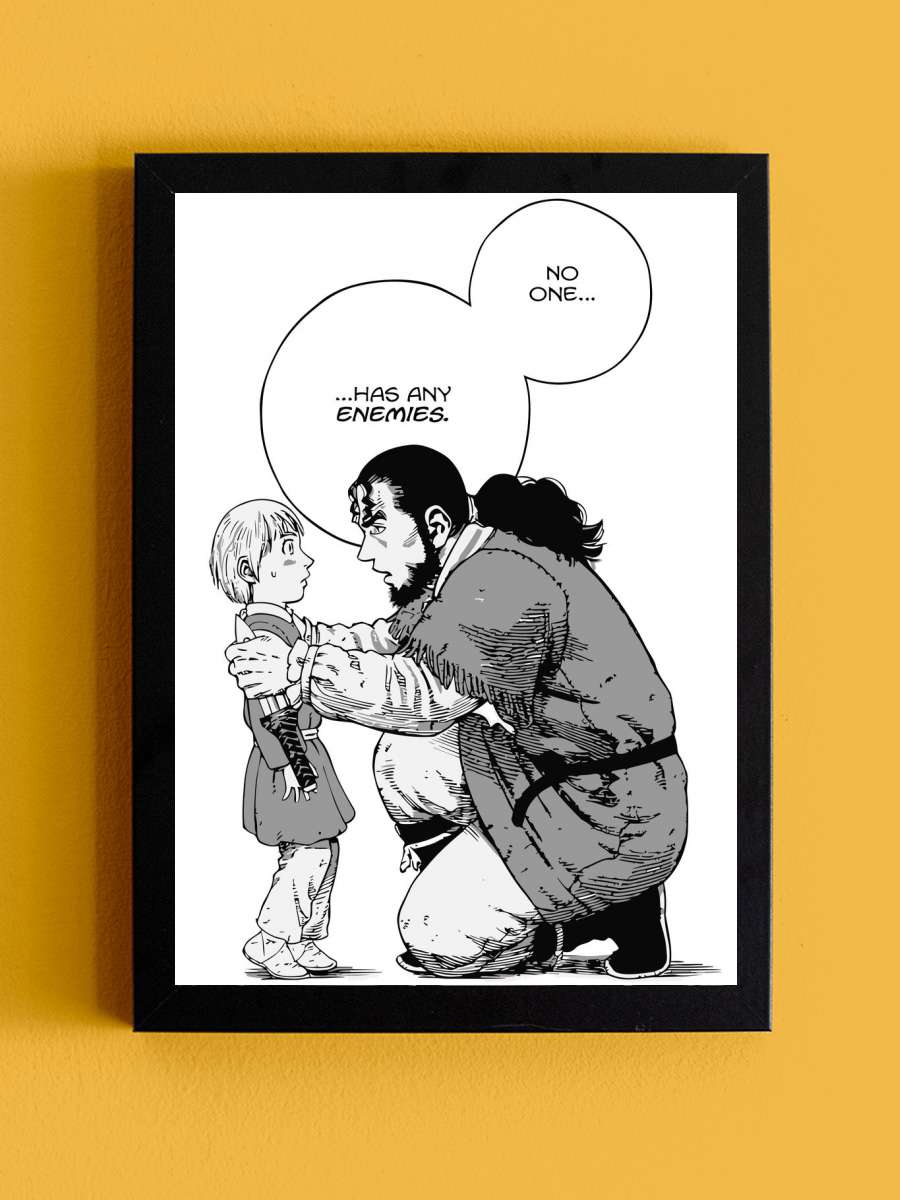 Vinland Saga Anime Tablo Siyah Çerçeveli Yüksek Kalite Anime Duvar Poster Tablo - En İyi Fiyatlarla
