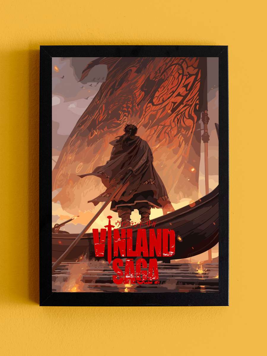 vinland saga Anime Tablo Siyah Çerçeveli Yüksek Kalite Anime Duvar Poster Tablo - En İyi Fiyatlarla