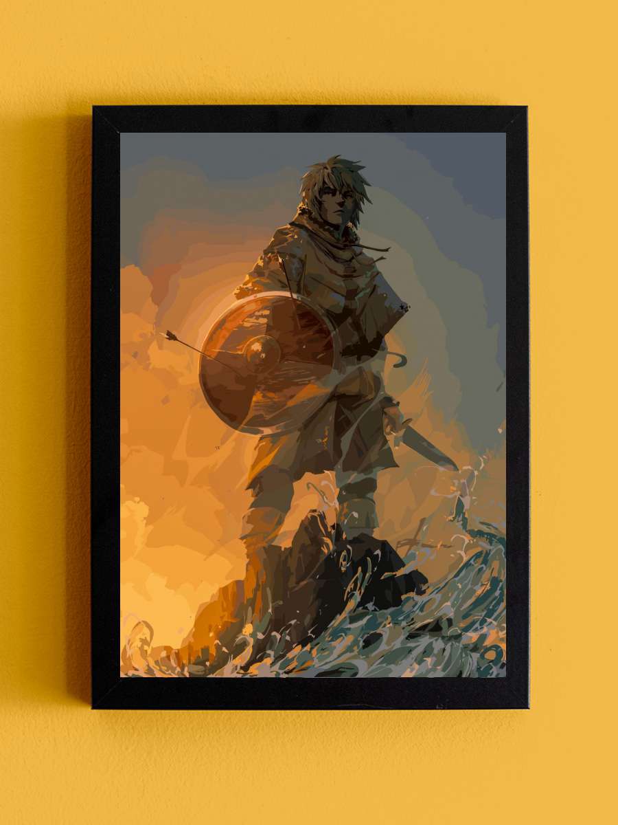 Vinland Saga Anime Tablo Siyah Çerçeveli Yüksek Kalite Anime Duvar Poster Tablo - En İyi Fiyatlarla