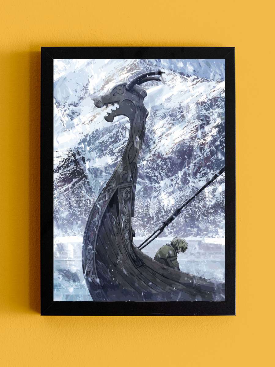 Vinland Saga Anime Tablo Siyah Çerçeveli Yüksek Kalite Anime Duvar Poster Tablo - En İyi Fiyatlarla