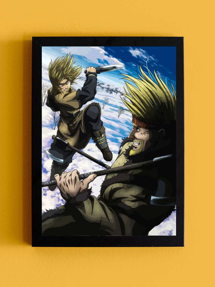 Vinland saga Anime Tablo Siyah Çerçeveli Yüksek Kalite Anime Duvar Poster Tablo - En İyi Fiyatlarla