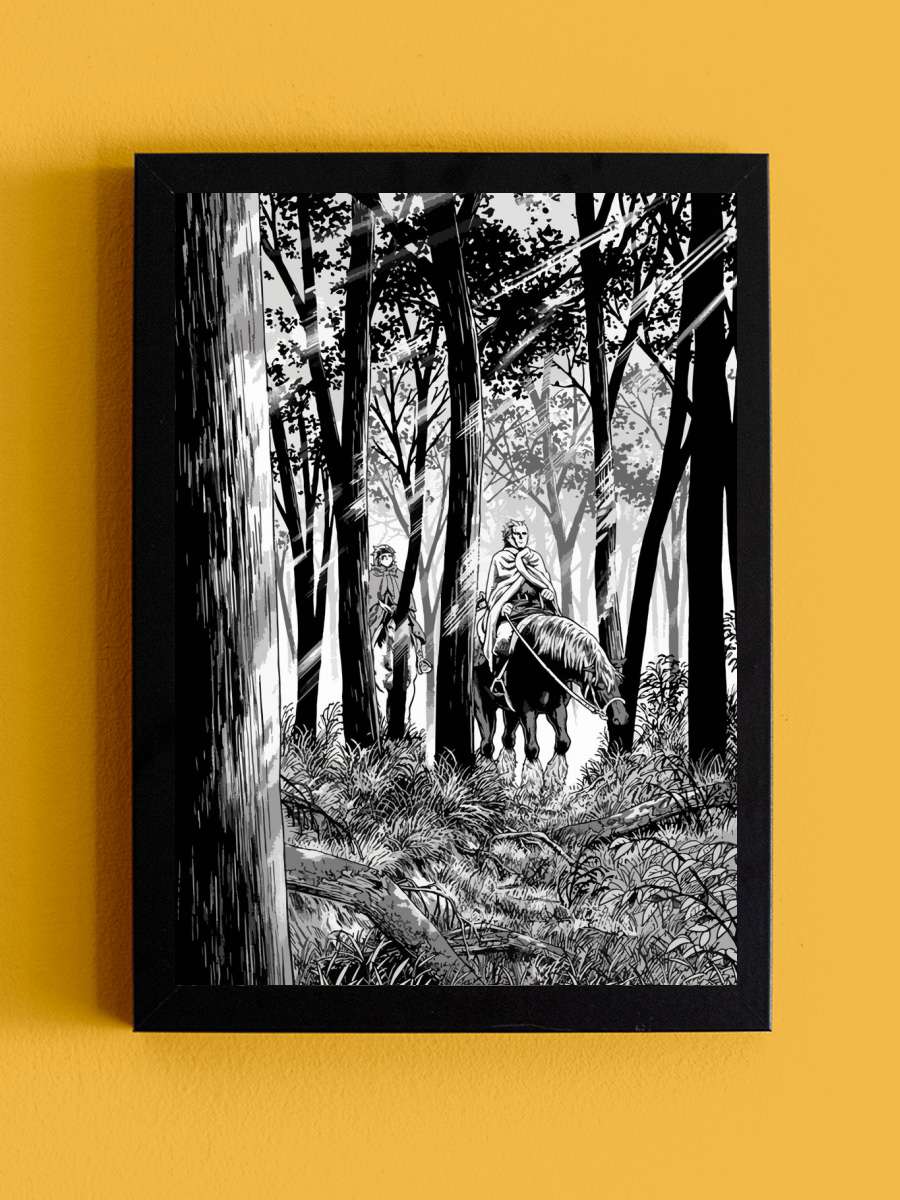 Vinland Saga Anime Tablo Siyah Çerçeveli Yüksek Kalite Anime Duvar Poster Tablo - En İyi Fiyatlarla