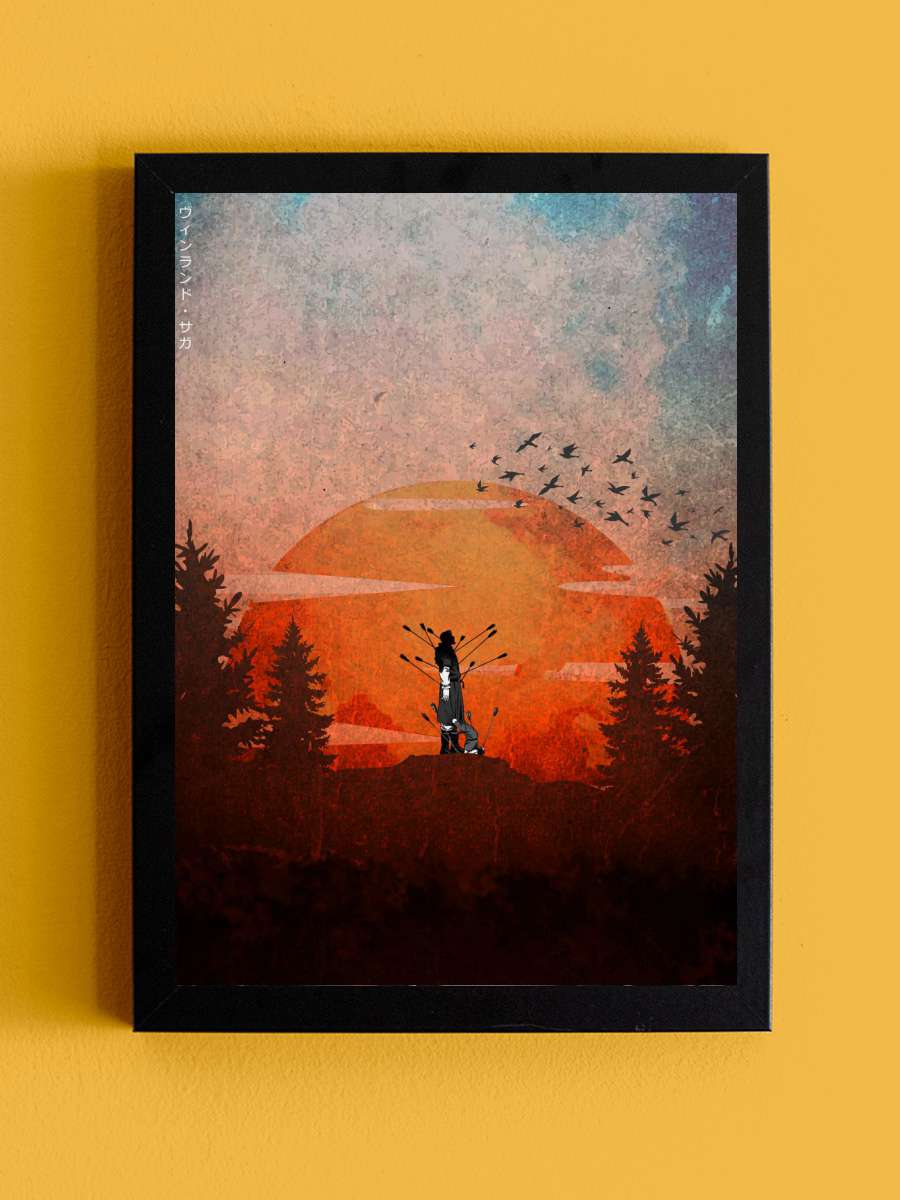 Vinland Saga Anime Tablo Siyah Çerçeveli Yüksek Kalite Anime Duvar Poster Tablo - En İyi Fiyatlarla