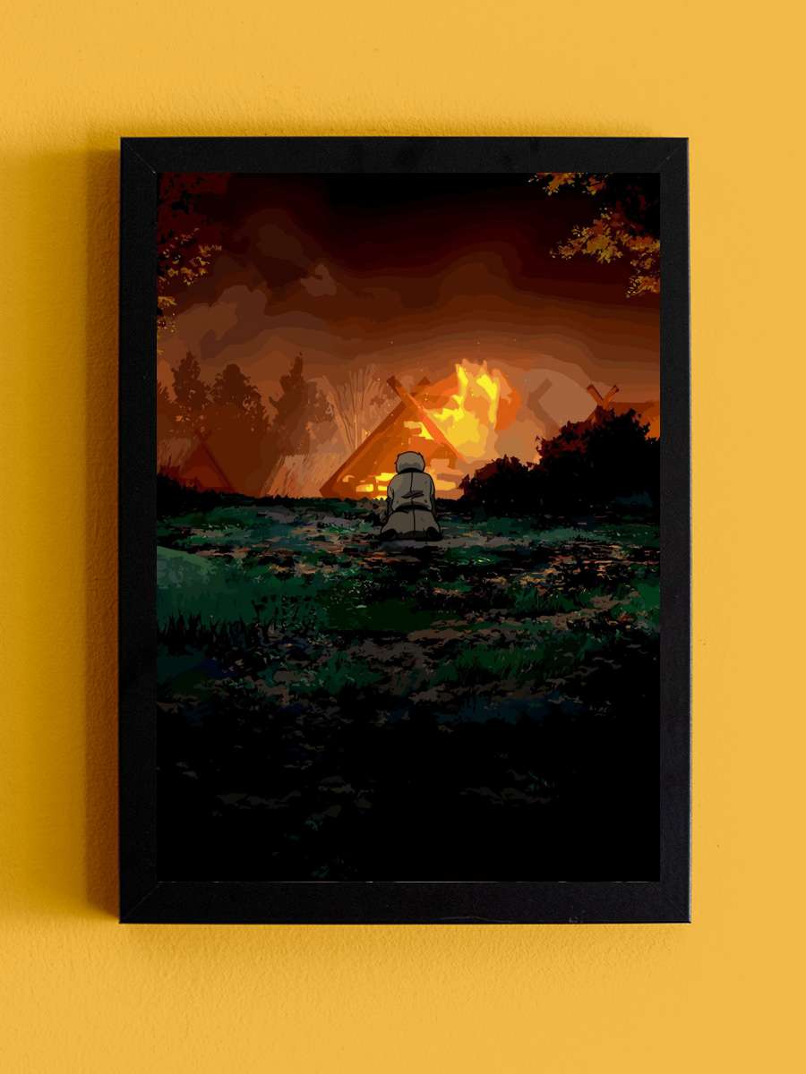 Vinland saga Anime Tablo Siyah Çerçeveli Yüksek Kalite Anime Duvar Poster Tablo - En İyi Fiyatlarla