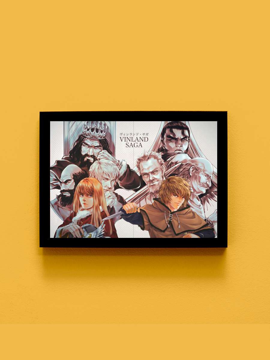 vinland saga Thorfinn Anime Tablo Siyah Çerçeveli Yüksek Kalite Anime Duvar Poster Tablo - En İyi Fiyatlarla