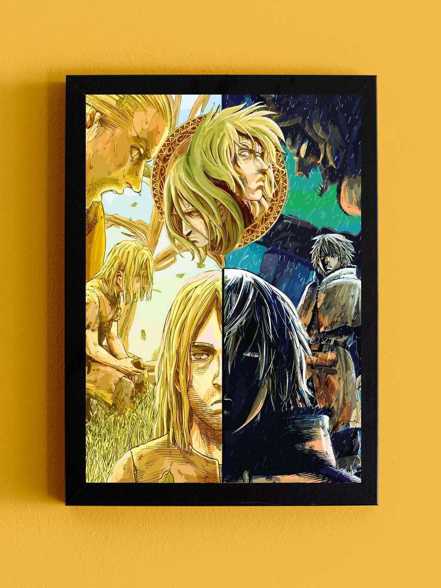 Vinlandsaga Anime Tablo Siyah Çerçeveli Yüksek Kalite Anime Duvar Poster Tablo - En İyi Fiyatlarla