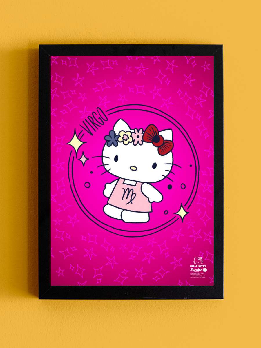 Virgo Anime Tablo Siyah Çerçeveli Yüksek Kalite Anime Duvar Poster Tablo - En İyi Fiyatlarla