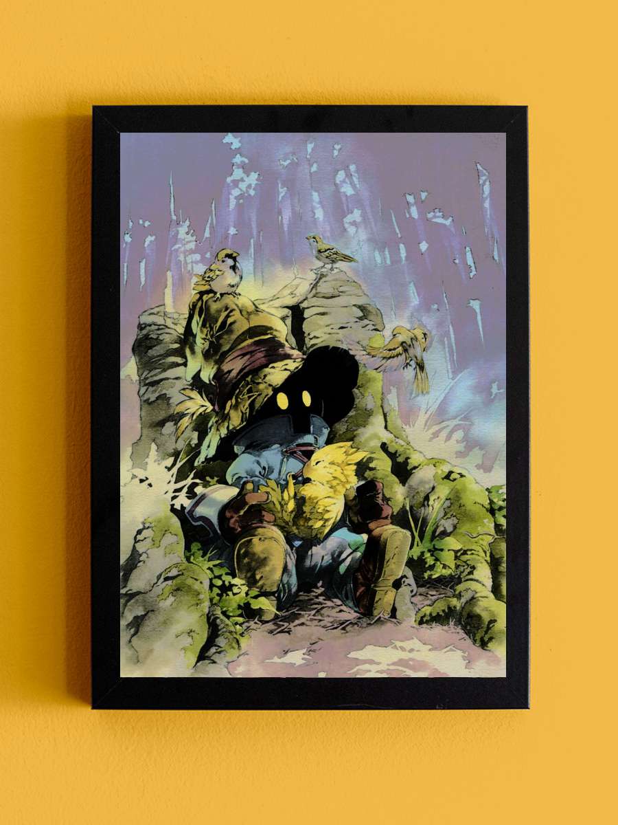 Vivi Rain Anime Tablo Siyah Çerçeveli Yüksek Kalite Anime Duvar Poster Tablo - En İyi Fiyatlarla