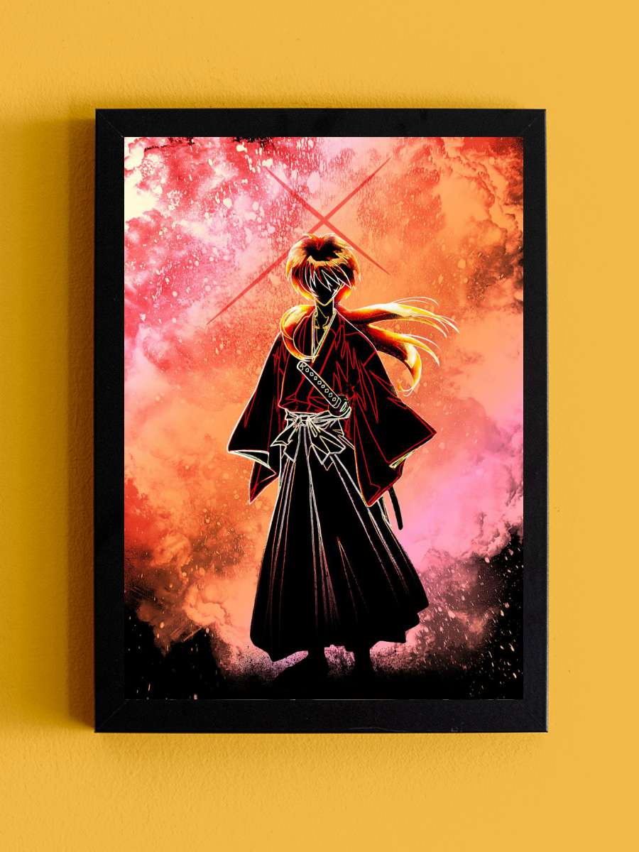 Wandering Swordsman Soul Anime Tablo Siyah Çerçeveli Yüksek Kalite Anime Duvar Poster Tablo - En İyi Fiyatlarla