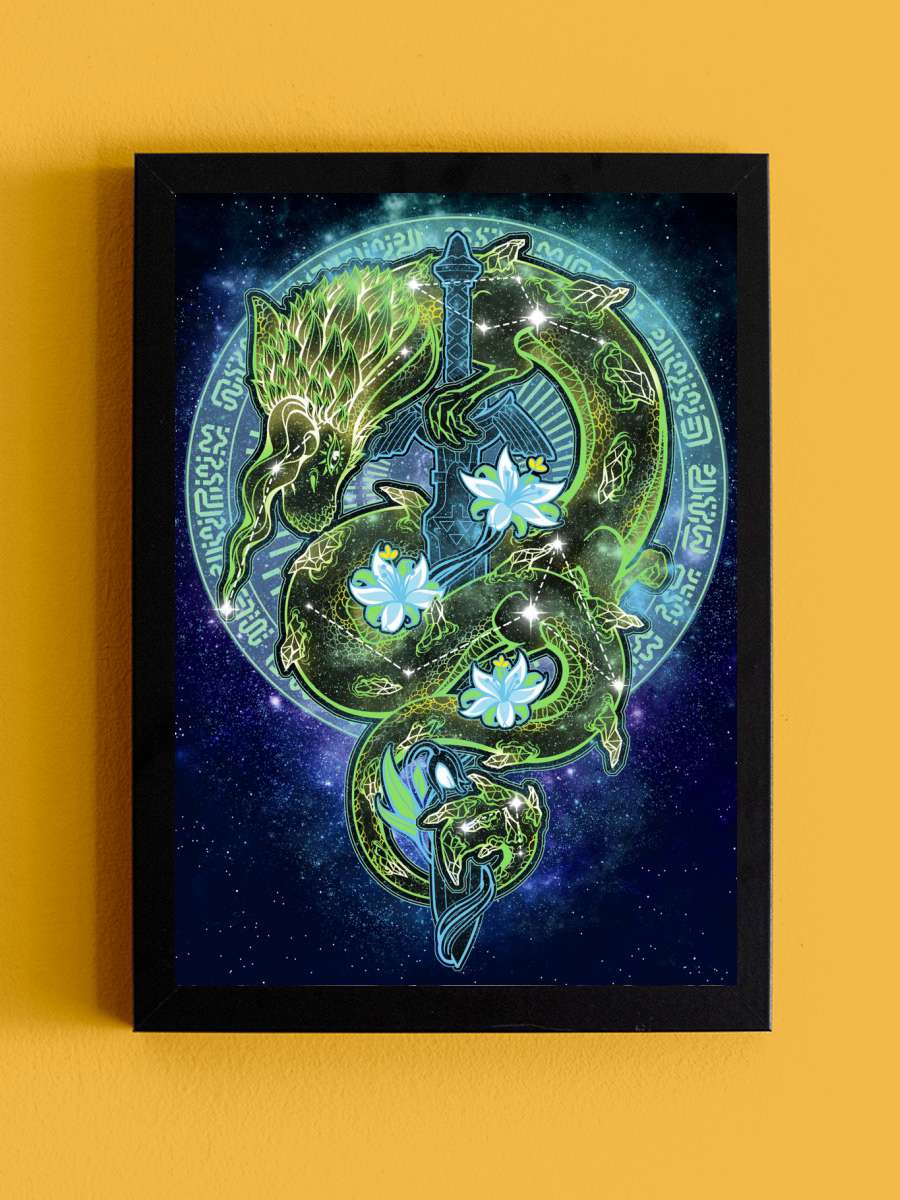 Wild Starry Sky Anime Tablo Siyah Çerçeveli Yüksek Kalite Anime Duvar Poster Tablo - En İyi Fiyatlarla