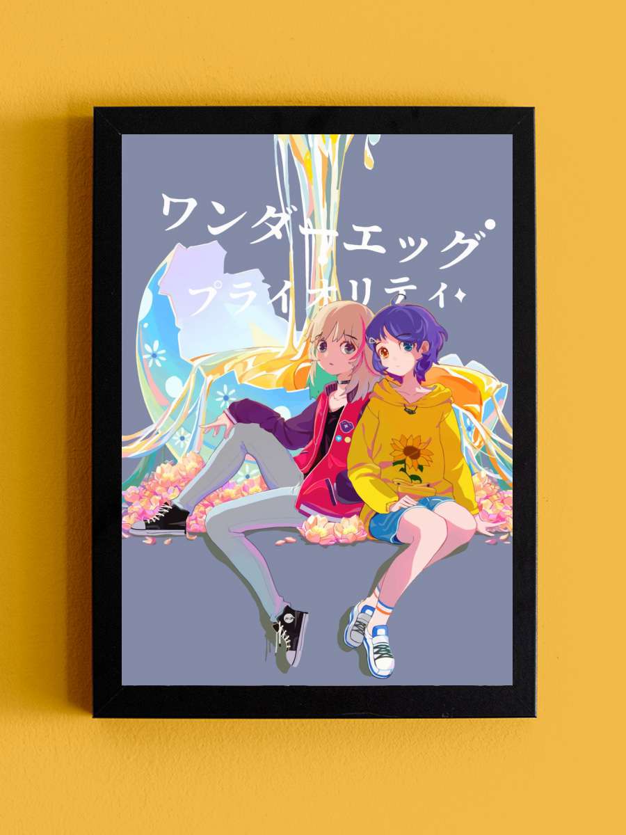 Wonder Egg Priority Anime Tablo Siyah Çerçeveli Yüksek Kalite Anime Duvar Poster Tablo - En İyi Fiyatlarla