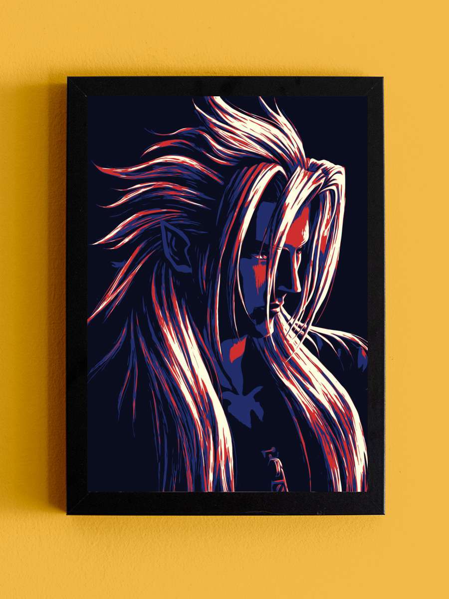 Xemnas Anime Tablo Siyah Çerçeveli Yüksek Kalite Anime Duvar Poster Tablo - En İyi Fiyatlarla