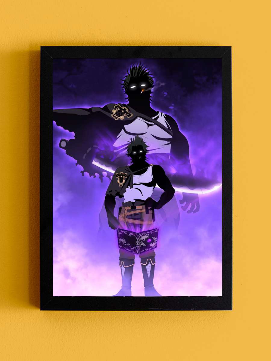 Yami Sukehiro Anime Tablo Siyah Çerçeveli Yüksek Kalite Anime Duvar Poster Tablo - En İyi Fiyatlarla