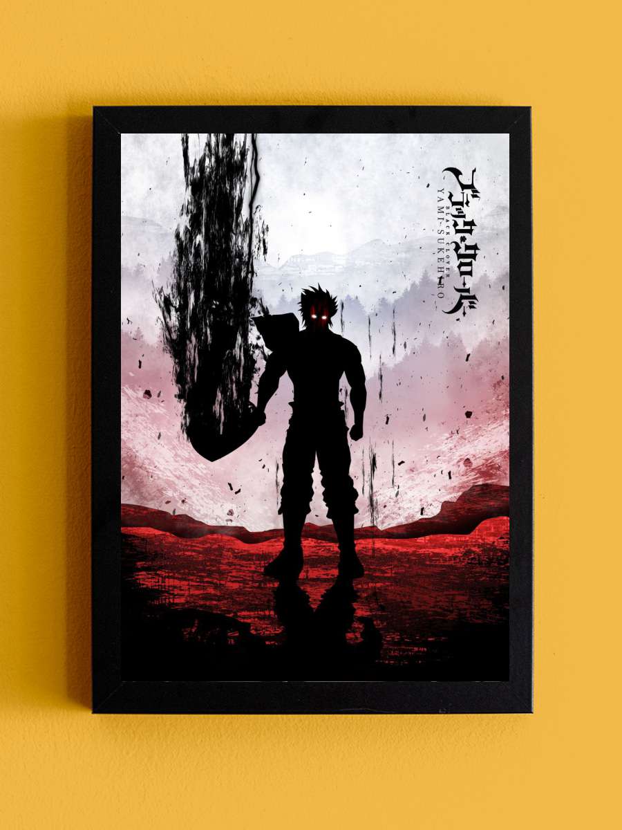 Yami Sukehiro Anime Tablo Siyah Çerçeveli Yüksek Kalite Anime Duvar Poster Tablo - En İyi Fiyatlarla