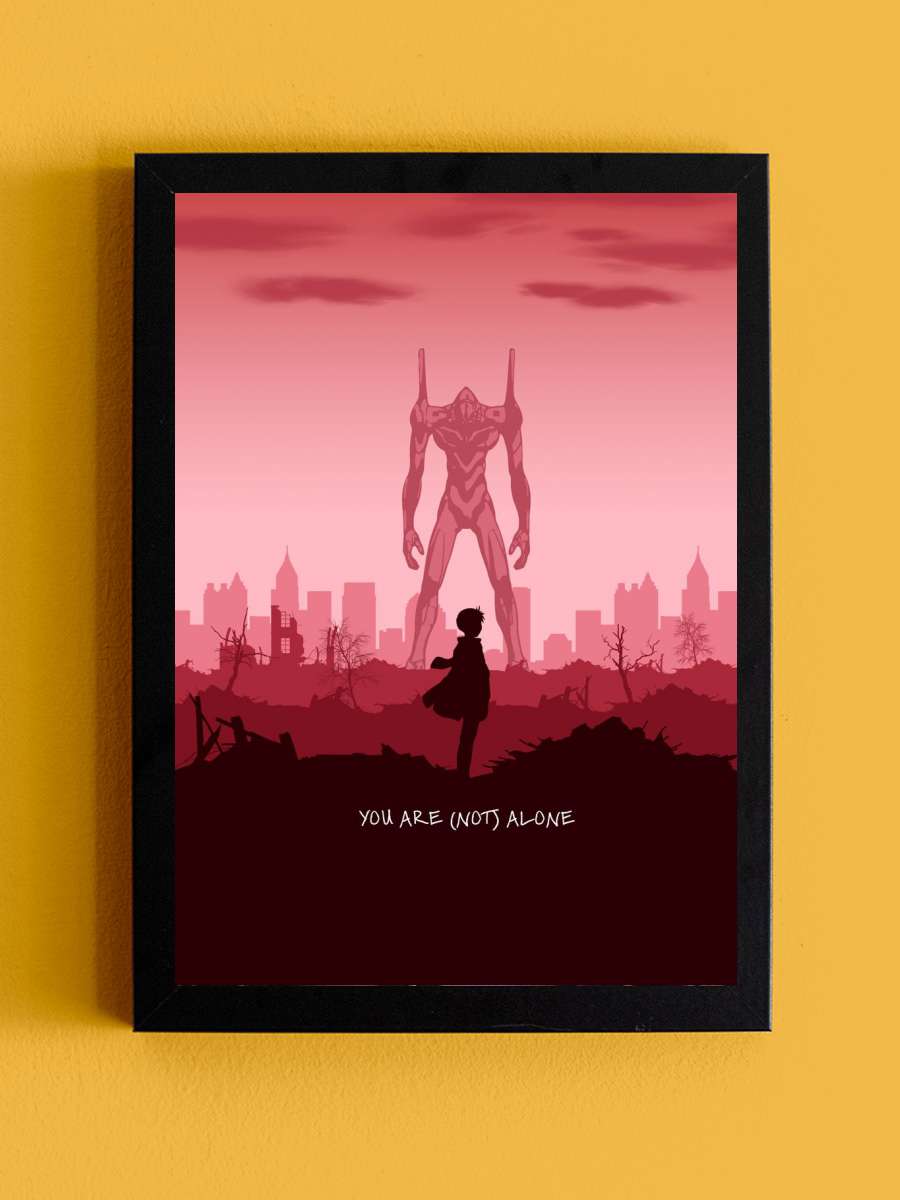 You Are Not Alone Anime Tablo Siyah Çerçeveli Yüksek Kalite Anime Duvar Poster Tablo - En İyi Fiyatlarla
