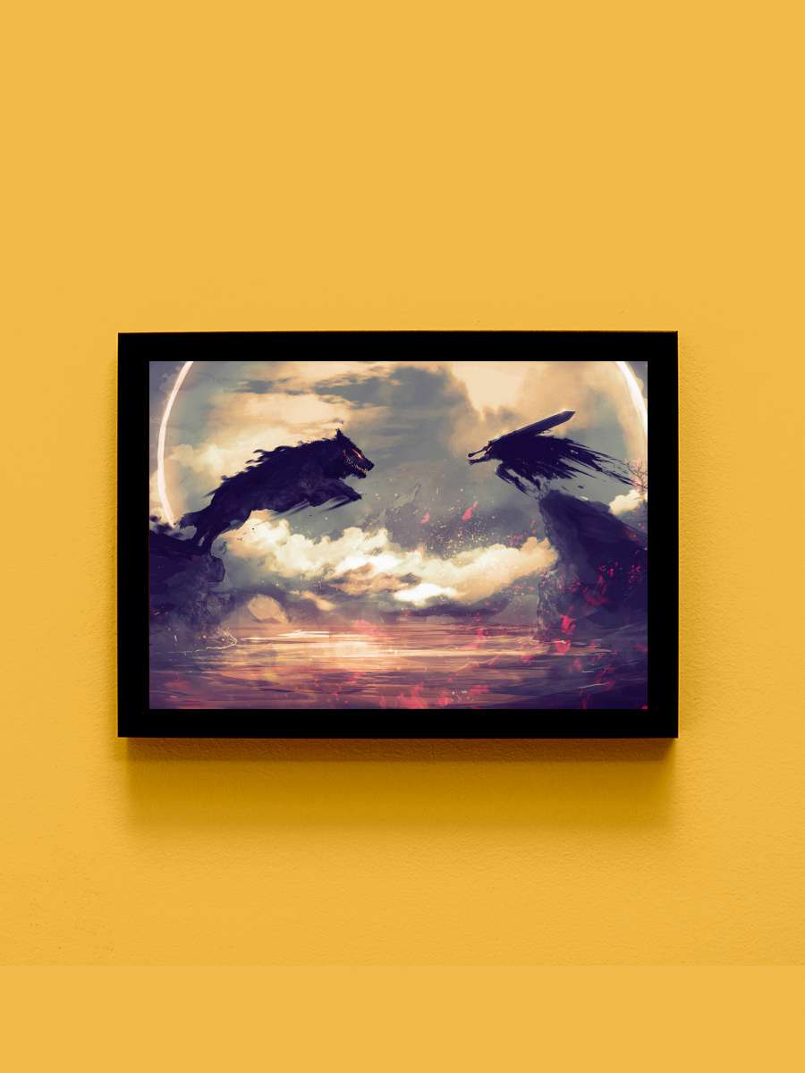 You do not control me Anime Tablo Siyah Çerçeveli Yüksek Kalite Anime Duvar Poster Tablo - En İyi Fiyatlarla