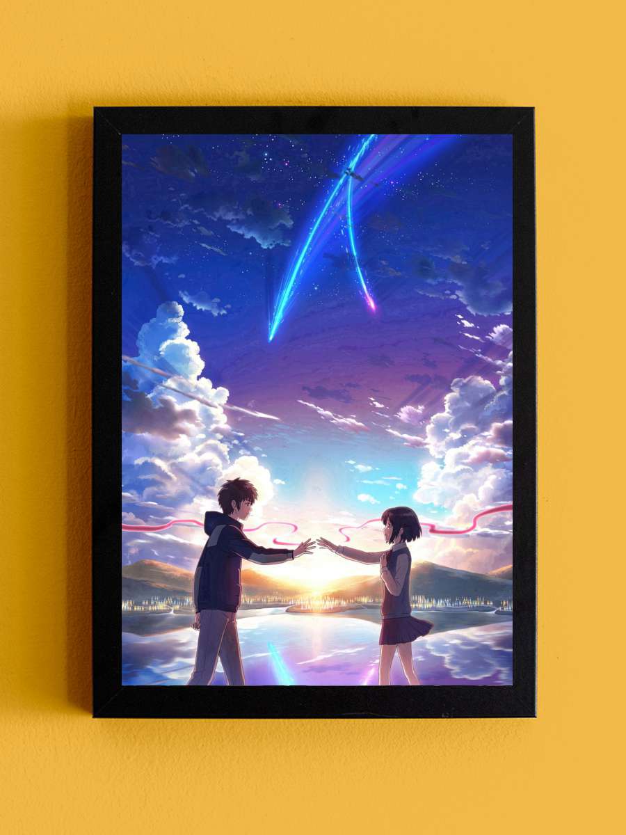 Your Name Anime Tablo Siyah Çerçeveli Yüksek Kalite Anime Duvar Poster Tablo - En İyi Fiyatlarla