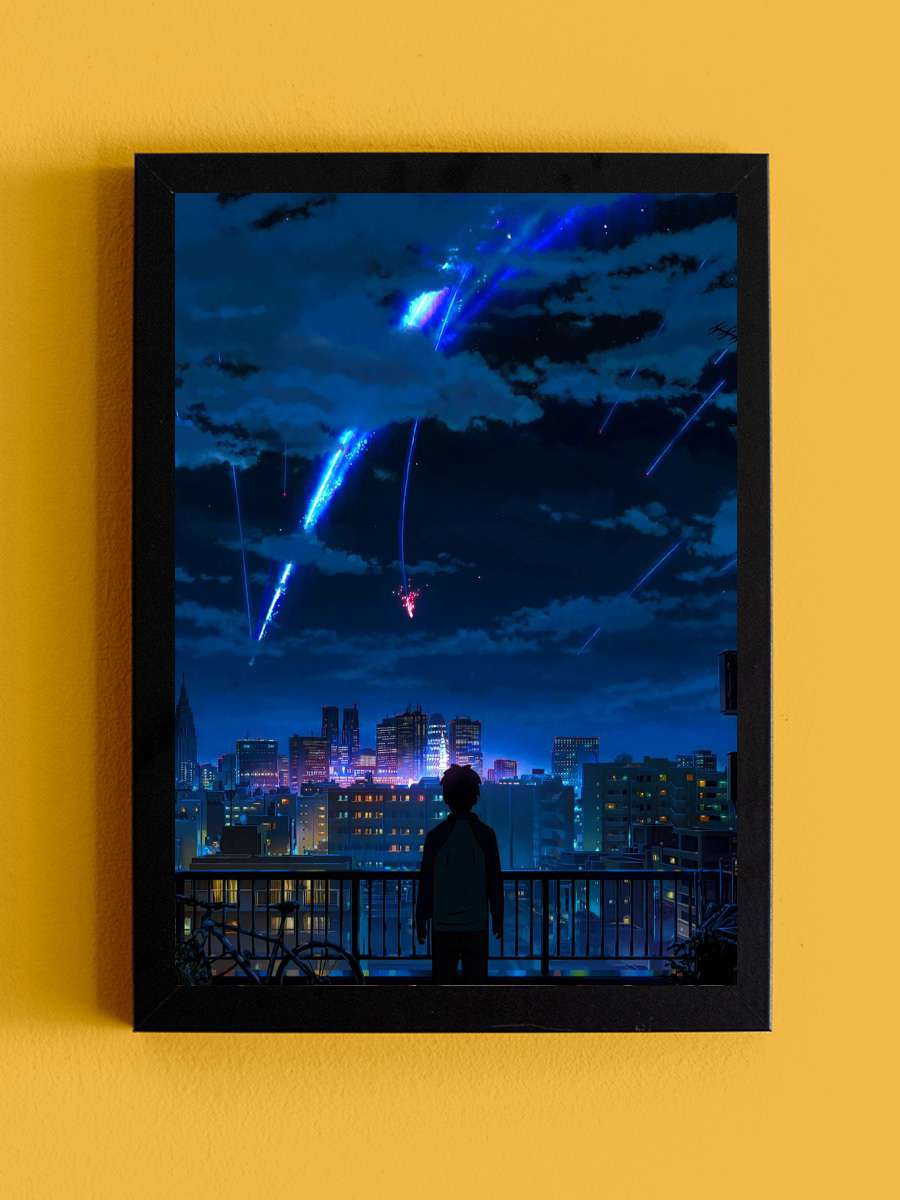 Your Name Anime Tablo Siyah Çerçeveli Yüksek Kalite Anime Duvar Poster Tablo - En İyi Fiyatlarla