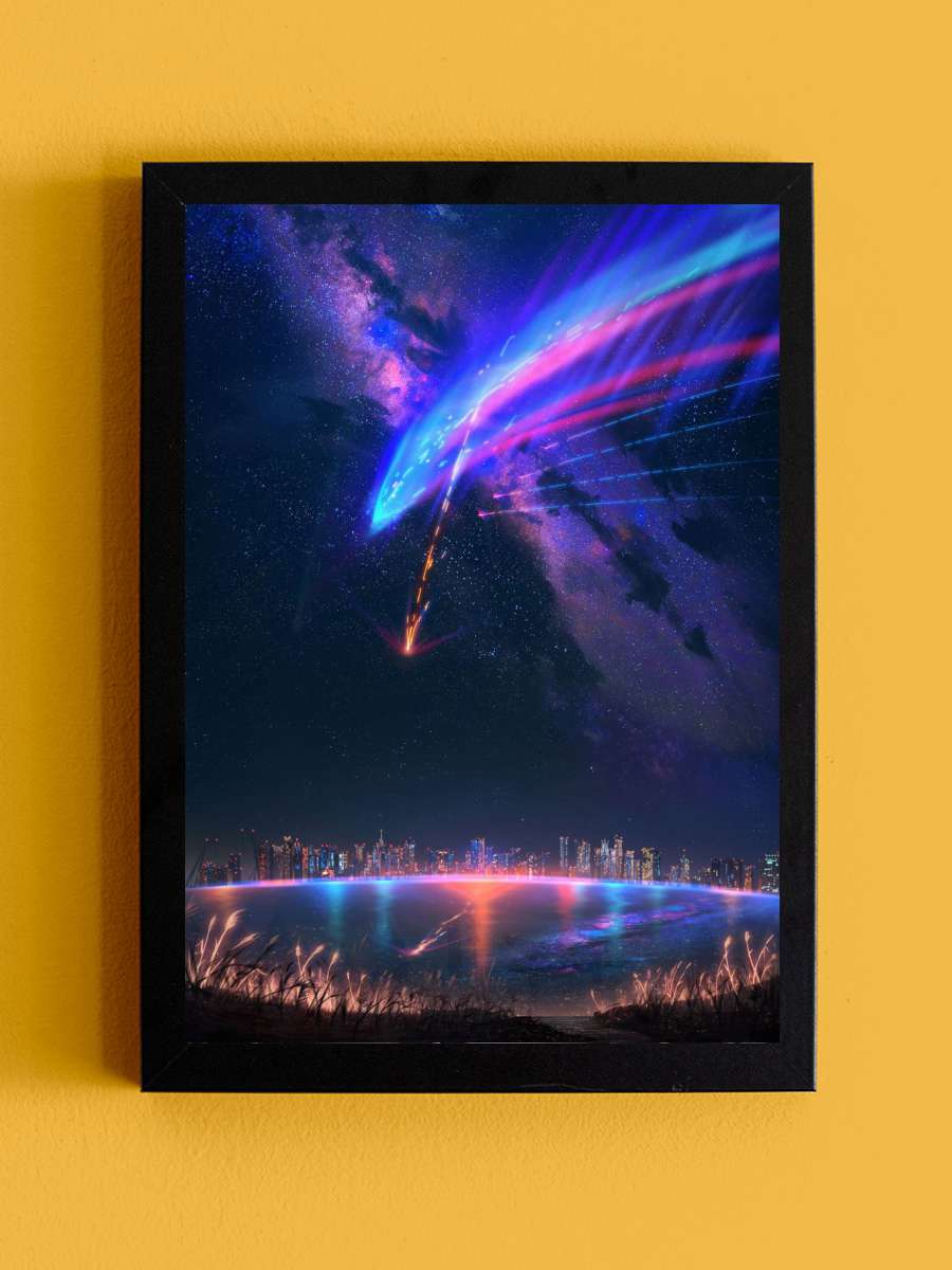 Your Name Anime Tablo Siyah Çerçeveli Yüksek Kalite Anime Duvar Poster Tablo - En İyi Fiyatlarla