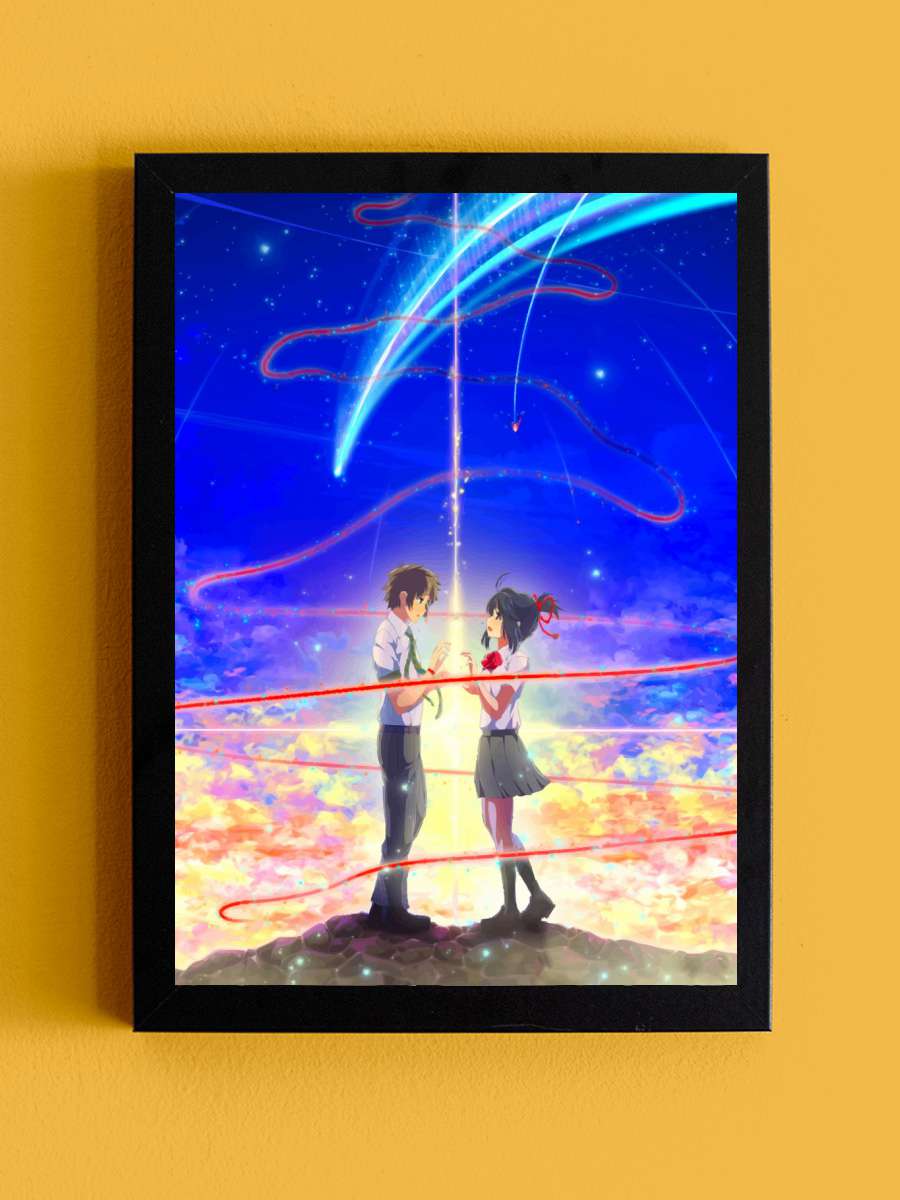 Your Name Anime Tablo Siyah Çerçeveli Yüksek Kalite Anime Duvar Poster Tablo - En İyi Fiyatlarla