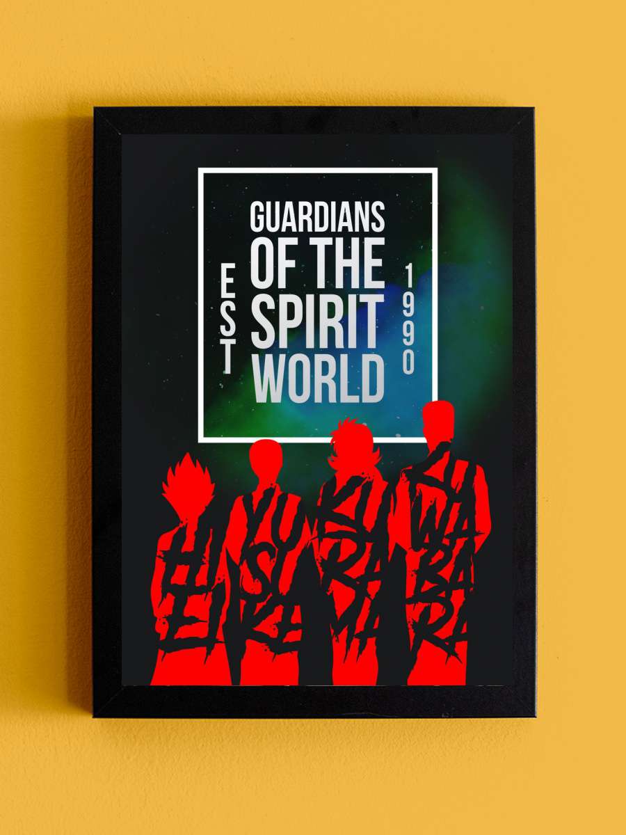 Yu Yu Hakusho Anime Tablo Siyah Çerçeveli Yüksek Kalite Anime Duvar Poster Tablo - En İyi Fiyatlarla