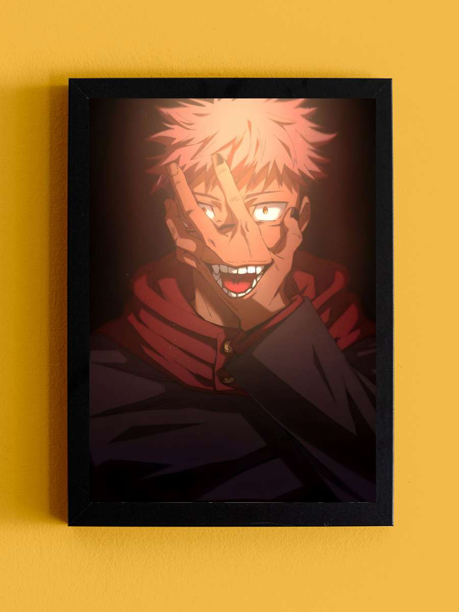 Yuji Itadori x Sukuna Anime Tablo Siyah Çerçeveli Yüksek Kalite Anime Duvar Poster Tablo - En İyi Fiyatlarla