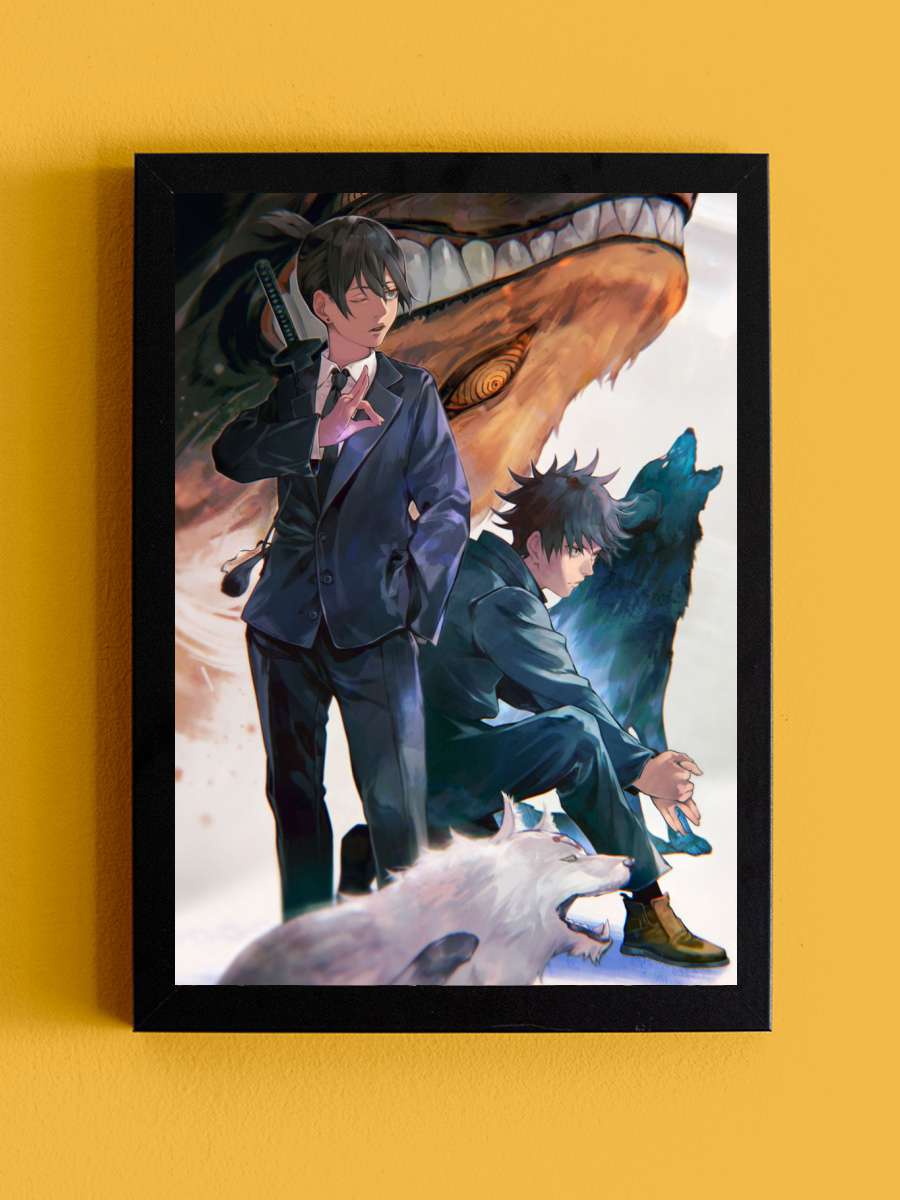 Yuji Anime Tablo Siyah Çerçeveli Yüksek Kalite Anime Duvar Poster Tablo - En İyi Fiyatlarla