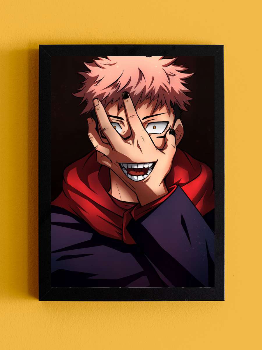 Yuji Sukuna Jujutsu Kaisen Anime Tablo Siyah Çerçeveli Yüksek Kalite Anime Duvar Poster Tablo - En İyi Fiyatlarla