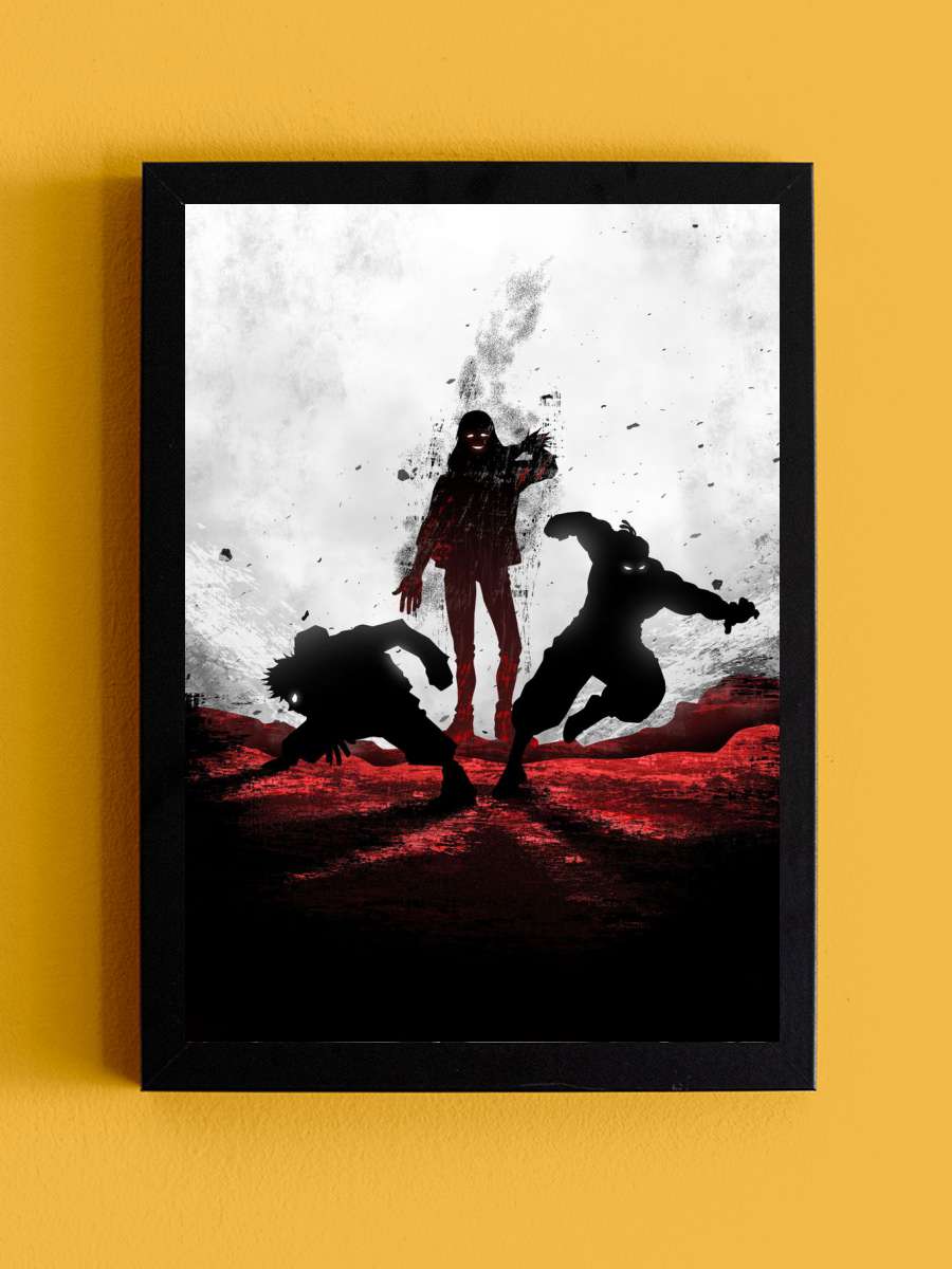 Yuji Todo vs Mahito Anime Tablo Siyah Çerçeveli Yüksek Kalite Anime Duvar Poster Tablo - En İyi Fiyatlarla