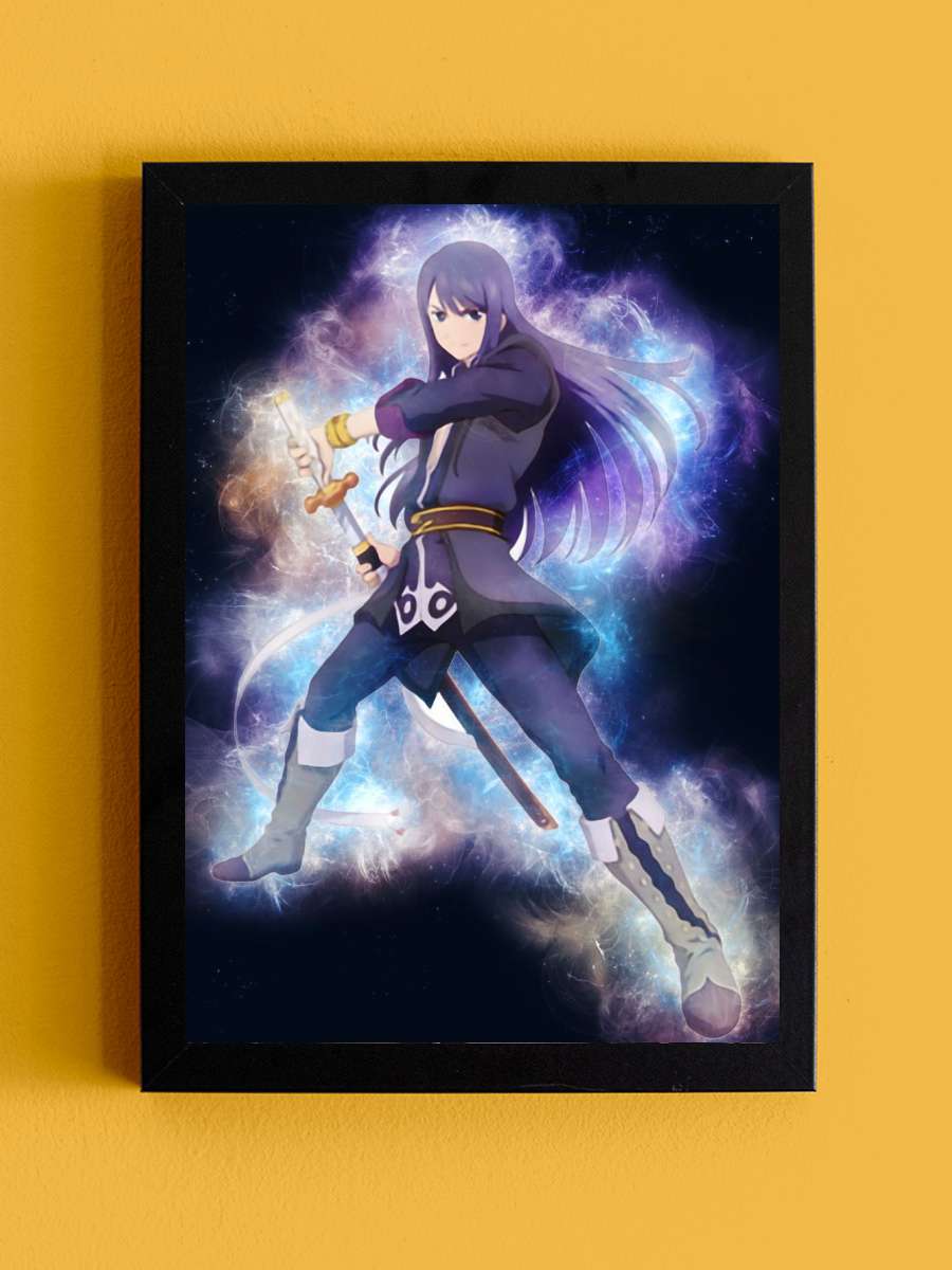 Yuri Anime Tablo Siyah Çerçeveli Yüksek Kalite Anime Duvar Poster Tablo - En İyi Fiyatlarla