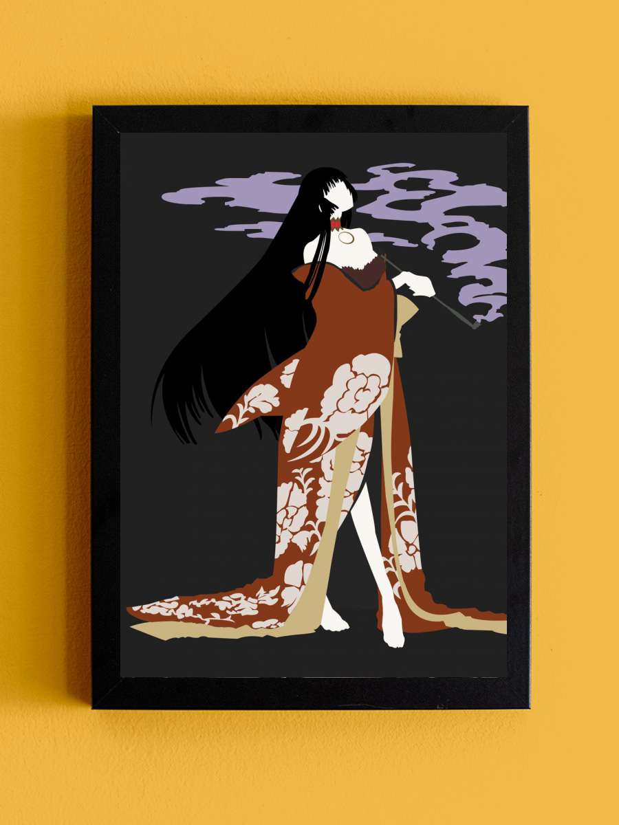 Yuuko Ichihara - XXXholic Anime Tablo Siyah Çerçeveli Yüksek Kalite Anime Duvar Poster Tablo - En İyi Fiyatlarla
