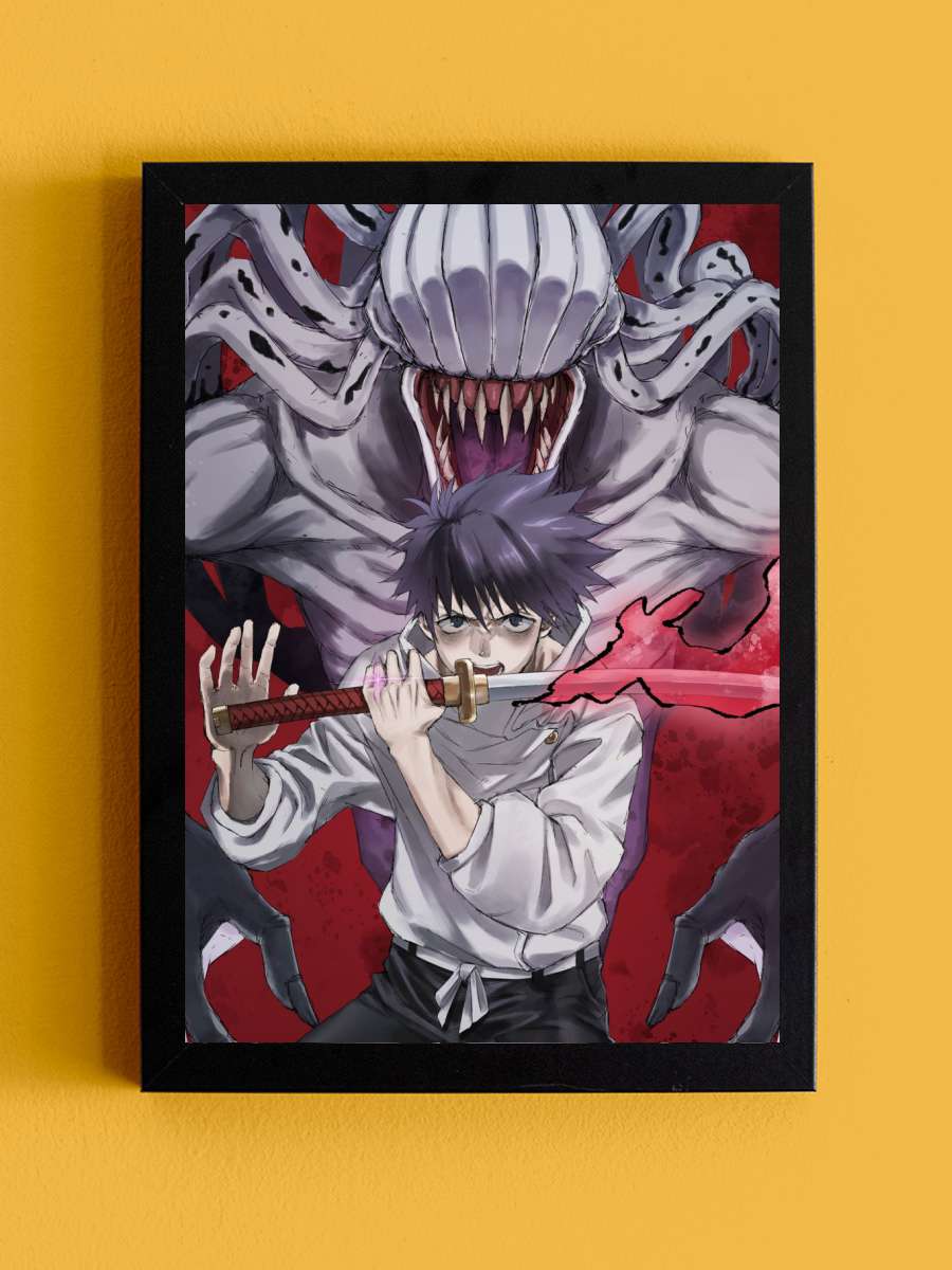 Zero Kaisen Anime Tablo Siyah Çerçeveli Yüksek Kalite Anime Duvar Poster Tablo - En İyi Fiyatlarla