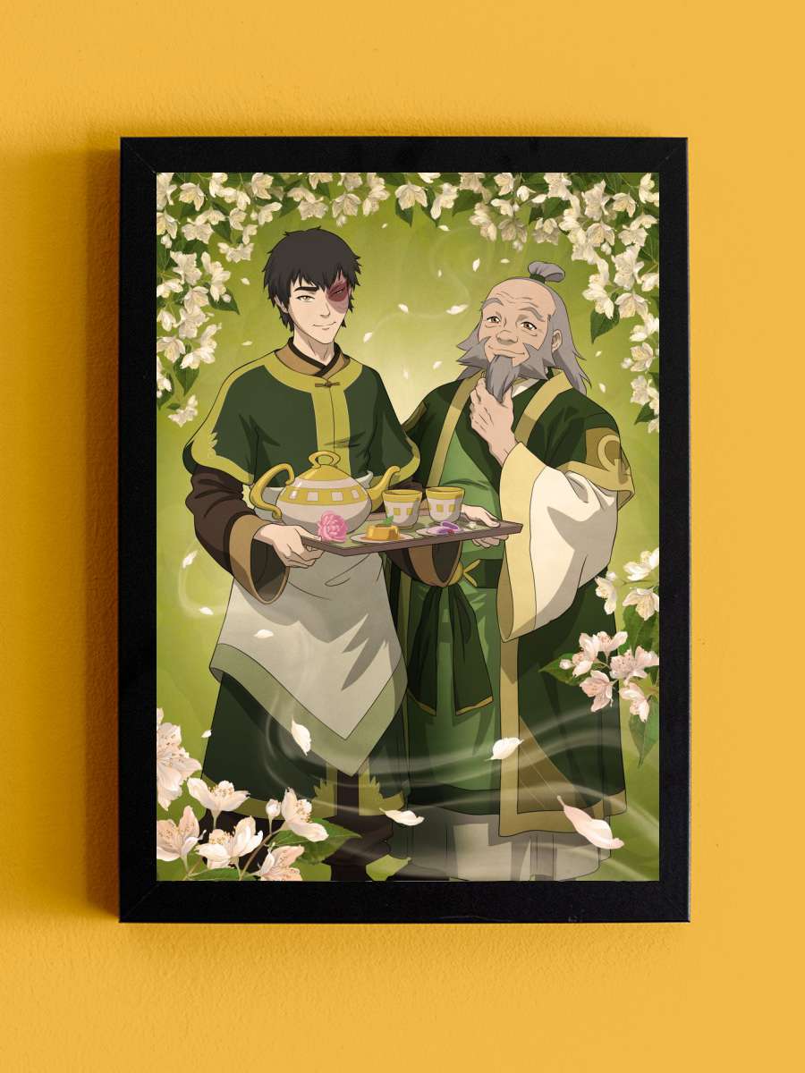 Zuko & Uncle Iroh Anime Tablo Siyah Çerçeveli Yüksek Kalite Anime Duvar Poster Tablo - En İyi Fiyatlarla